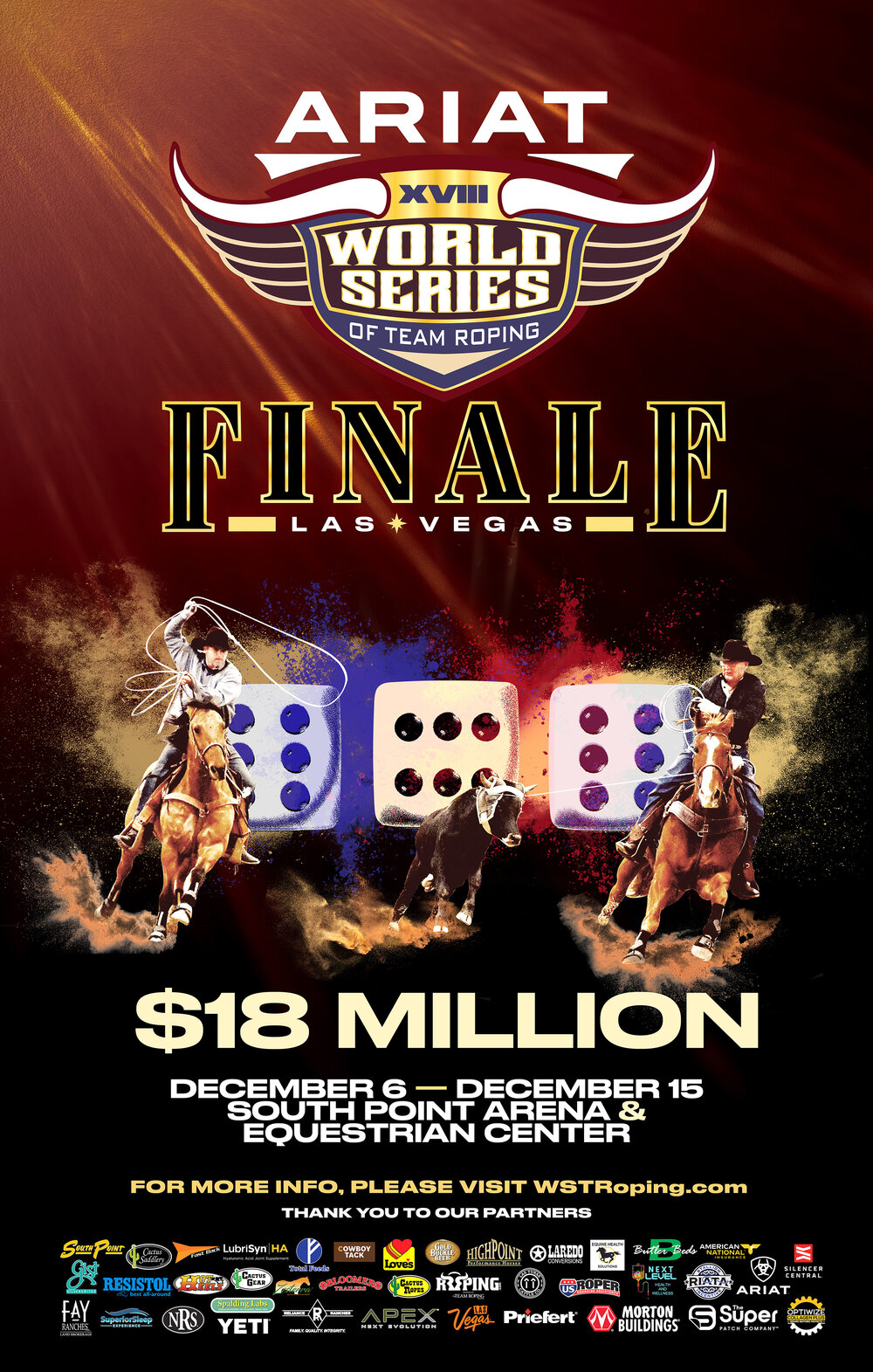 2024 Ariat WSTR Finale XVIII poster