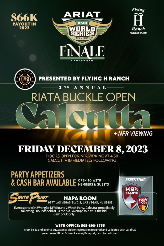 2nd Annual Riata Open Calcutta Returns 12/8/23