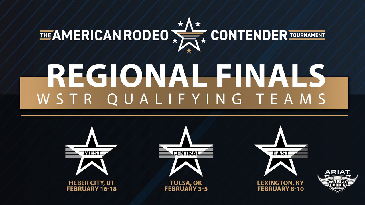 American Rodeo Contender Tournament Regional Finals qualifying teams