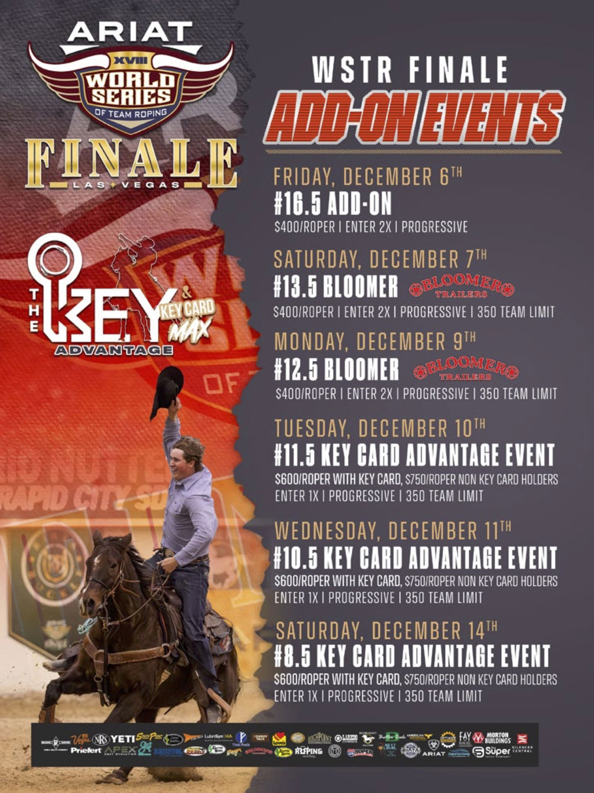 2024 Ariat WSTR Finale Add-On flyer