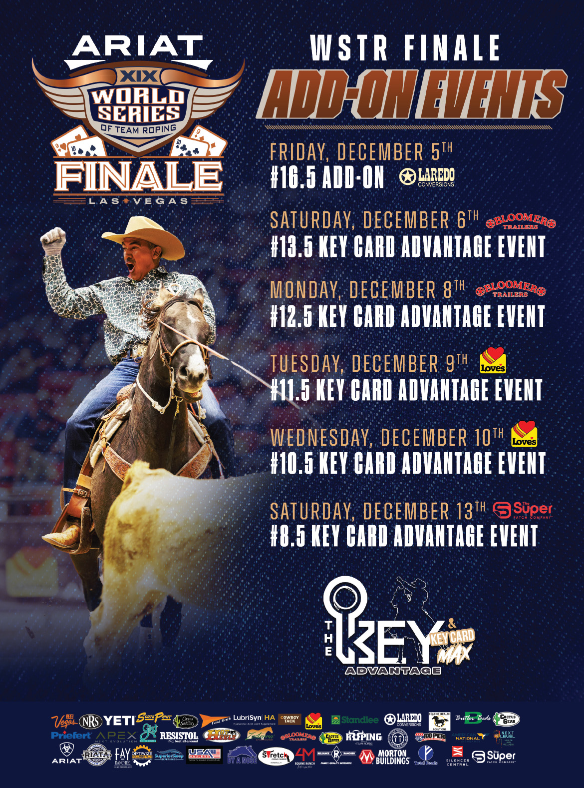 2025 Ariat WSTR Finale Add-On flyer